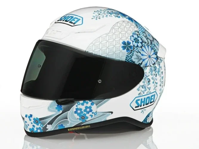 Shoei RF-1200 Harmonic Blue/White Helmet